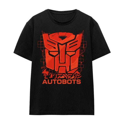 Front - Transformers Womens/Ladies Generations Tech Autobot Icon Logo T-Shirt