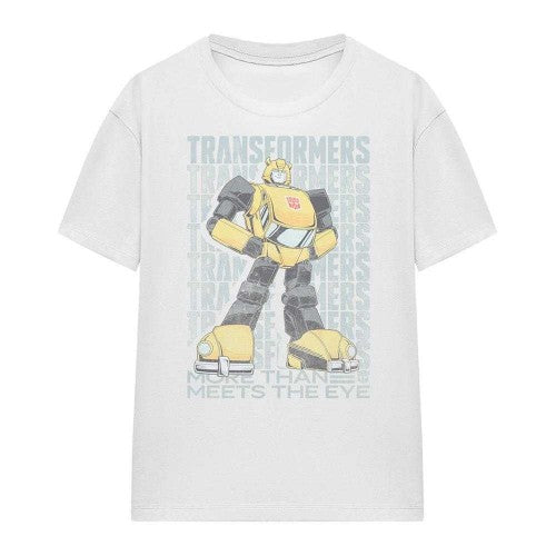 Front - Transformers Womens/Ladies Generations Autobot More Than Meets The Eye Bumblebee T-Shirt