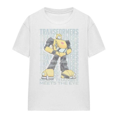 Front - Transformers Womens/Ladies Generations Autobot More Than Meets The Eye Bumblebee T-Shirt