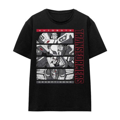 Front - Transformers Womens/Ladies Generations Decepticons Autobots Boxed Logo T-Shirt