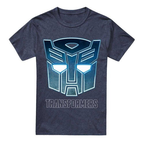 Front - Transformers Unisex Adult Generations Steel Autobot Icon Logo T-Shirt