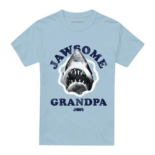 Front - Jaws Unisex Adult Jawsome Grandpa T-Shirt