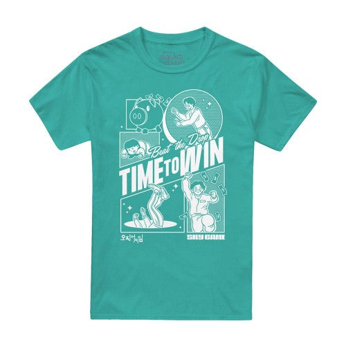 Front - Squid Game 3 Unisex Adult Beat The Drop Skygame T-Shirt