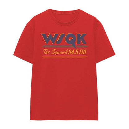 Front - Stranger Things Womens/Ladies Wsqk The Squawk Radio T-Shirt