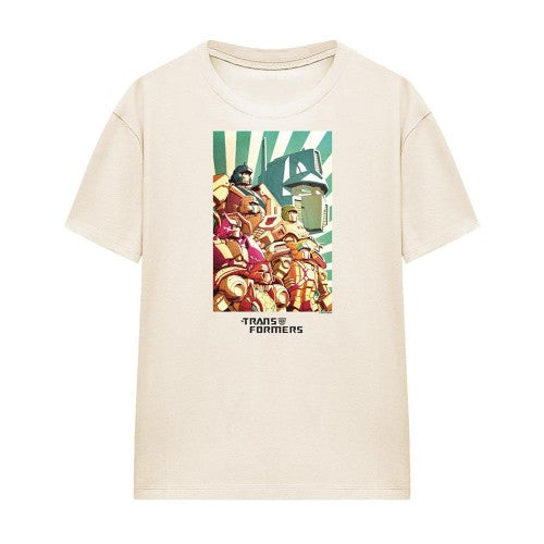 Front - Transformers Womens/Ladies Autobots Assemble T-Shirt