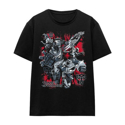 Front - Transformers Womens/Ladies Generations Autobots Roll Out And Protect T-Shirt