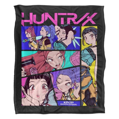 Front - K-Pop Demon Hunters Comic Huntr/X Blanket