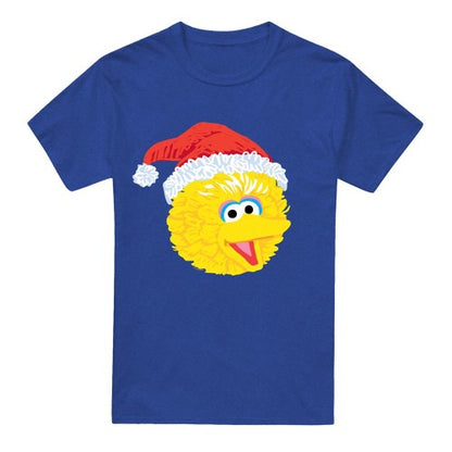 Front - Sesame Street Unisex Adult Cookie Monster Scribble Heather Christmas T-Shirt