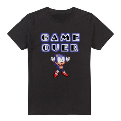 Front - Sonic The Hedgehog Mens Game Over T-Shirt