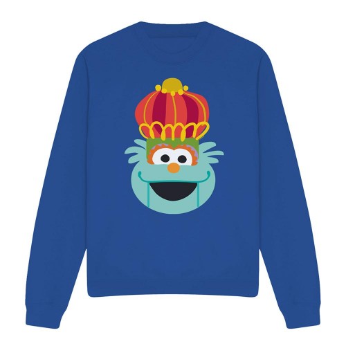 Front - Sesame Street Unisex Adult Rosita Nutcracker Christmas Sweatshirt