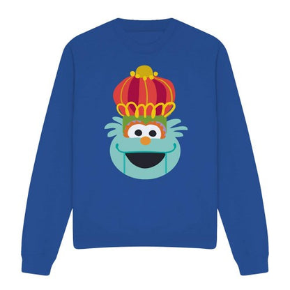 Front - Sesame Street Unisex Adult Rosita Nutcracker Christmas Sweatshirt