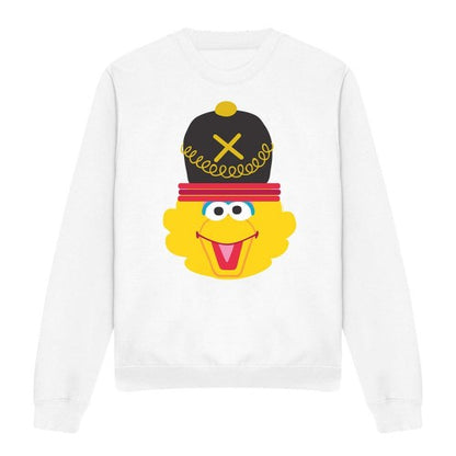 Front - Sesame Street Unisex Adult Big Bird Nutcracker Christmas Sweatshirt