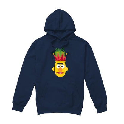 Front - Sesame Street Unisex Adult Bert Nutcracker Christmas Hoodie