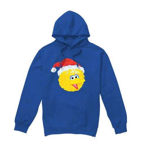 Front - Sesame Street Unisex Adult Big Bird Scribble Christmas Hoodie