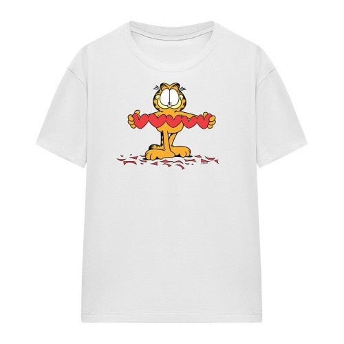 Front - Garfield Womens/Ladies Sweetheart T-Shirt