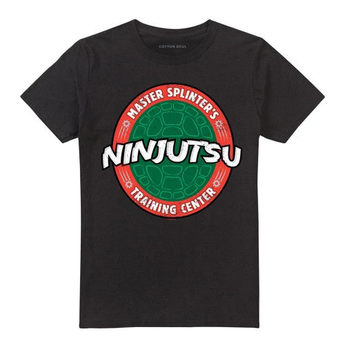 Front - Teenage Mutant Ninja Turtles Unisex Adult Ninjutsu School T-Shirt