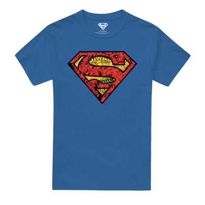 Front - Superman Mens Comic Collage T-Shirt