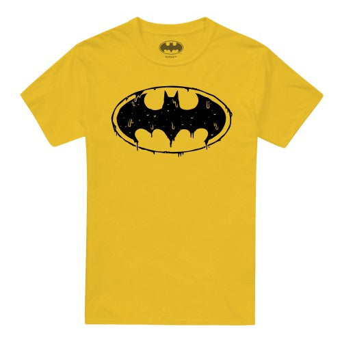 Front - Batman Mens Slime Logo T-Shirt