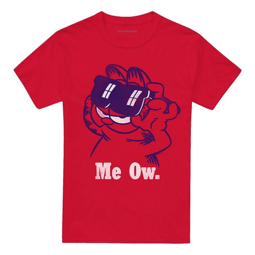 Front - Garfield Unisex Adult Deal With It T-Shirt