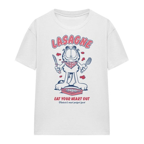 Front - Garfield Womens/Ladies Lasagne T-Shirt