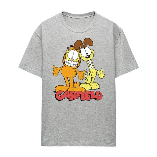 Front - Garfield Womens/Ladies Best Friends Odie Heather T-Shirt