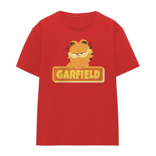 Front - Garfield Movie Womens/Ladies Logo T-Shirt