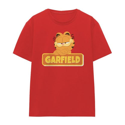 Front - Garfield Movie Womens/Ladies Logo T-Shirt