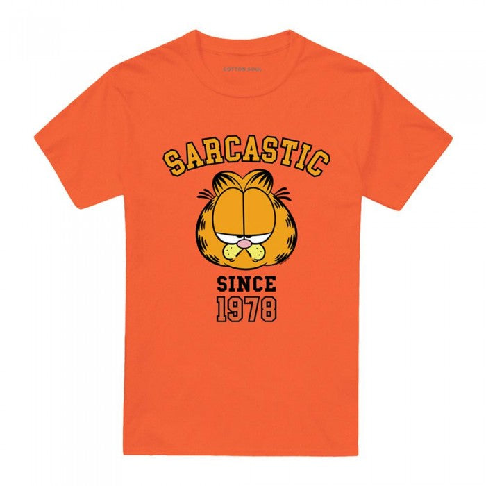 Front - Garfield Unisex Adult Sarcastic Since 1978 T-Shirt