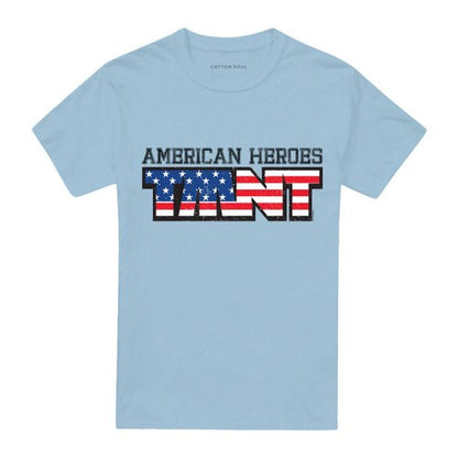 Front - Teenage Mutant Ninja Turtles Unisex Adult American Heroes T-Shirt