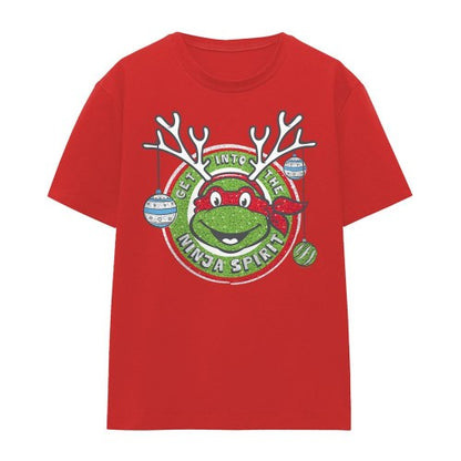 Front - Teenage Mutant Ninja Turtles Womens/Ladies Get Into The Ninja Spirit T-Shirt