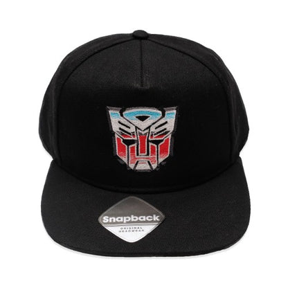 Front - Transformers Mens Autobot Chrome Baseball Cap