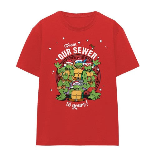 Front - Teenage Mutant Ninja Turtles Womens/Ladies From Our Sewer To Yours T-Shirt