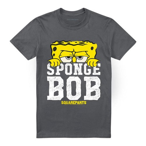 Front - SpongeBob SquarePants Unisex Adult Large Icon T-Shirt