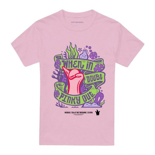 Front - SpongeBob SquarePants Unisex Adult Pinky Out Patrick Star T-Shirt