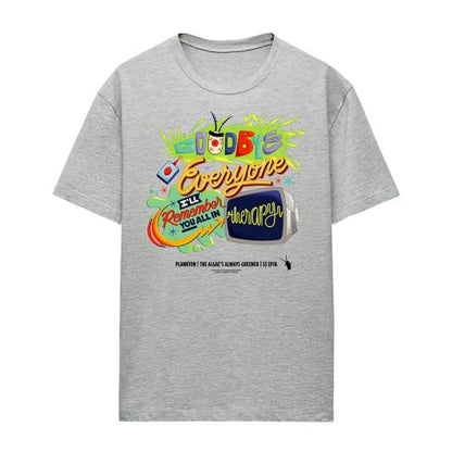 Front - SpongeBob SquarePants Womens/Ladies Plankton Therapy T-Shirt