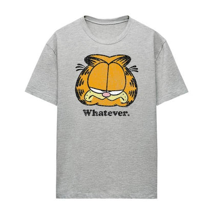 Front - Garfield Womens/Ladies Whatever Heather T-Shirt