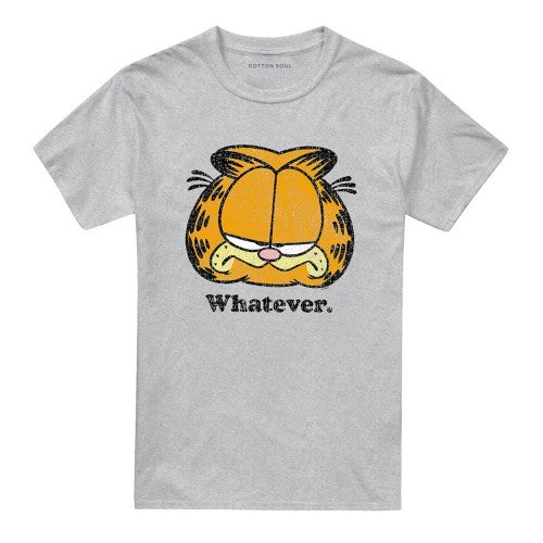 Front - Garfield Unisex Adult Whatever T-Shirt