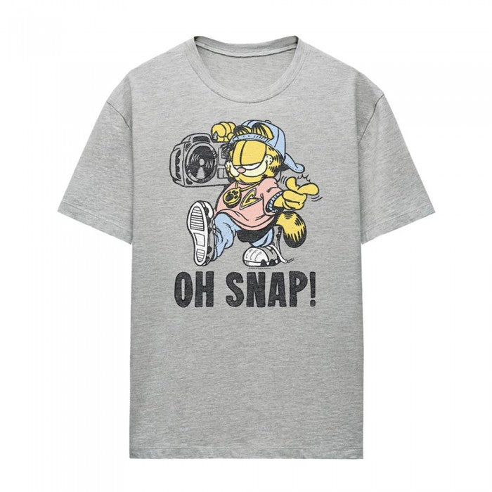 Front - Garfield Womens/Ladies Oh Snap Heather T-Shirt