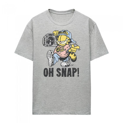 Front - Garfield Womens/Ladies Oh Snap Heather T-Shirt