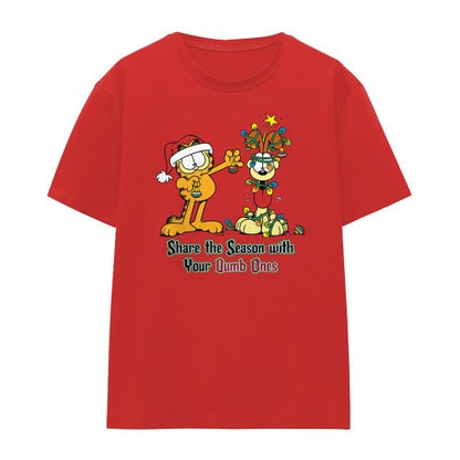 Front - Garfield Womens/Ladies Share The Season T-Shirt