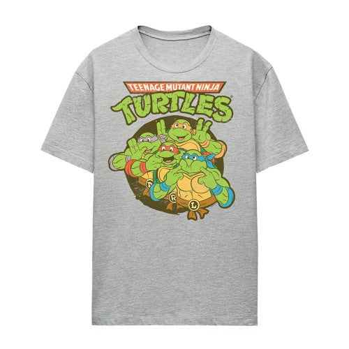 Front - Teenage Mutant Ninja Turtles Womens/Ladies Silly Turtles Heather T-Shirt