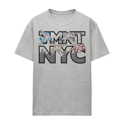 Front - Teenage Mutant Ninja Turtles Womens/Ladies TMNT NYC Heather T-Shirt