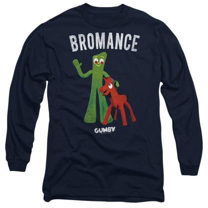 Front - Gumby Unisex Adult Bromance Long-Sleeved T-Shirt