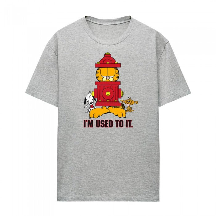 Front - Garfield Womens/Ladies I´m Used To It Heather T-Shirt