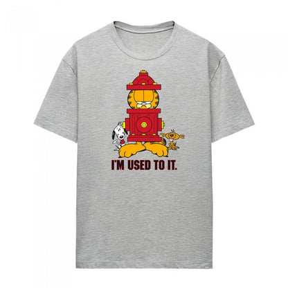 Front - Garfield Womens/Ladies I´m Used To It Heather T-Shirt