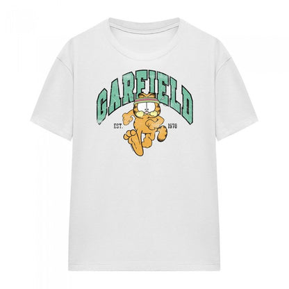 Front - Garfield Womens/Ladies Track And Field Collegiate T-Shirt