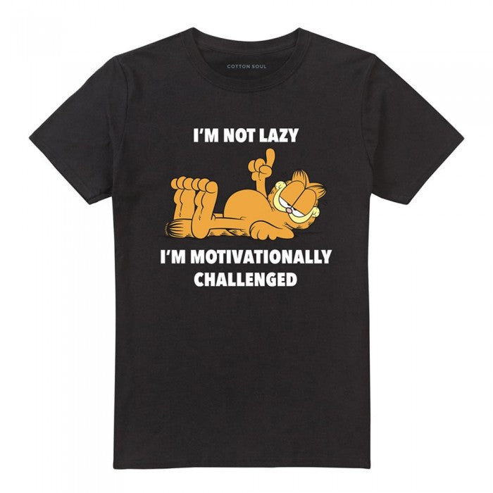 Front - Garfield Unisex Adult Track And Field T-Shirt