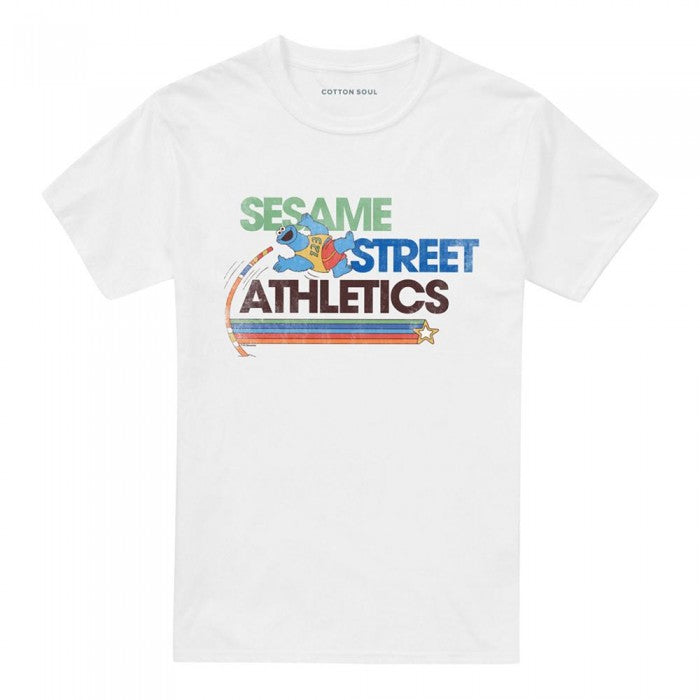 Front - Sesame Street Unisex Adult Athletic T-Shirt