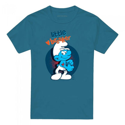 Front - The Smurfs Unisex Adult Little Heart Breaker T-Shirt