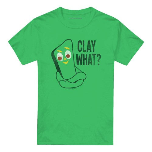 Front - Gumby Unisex Adult Clay What T-Shirt